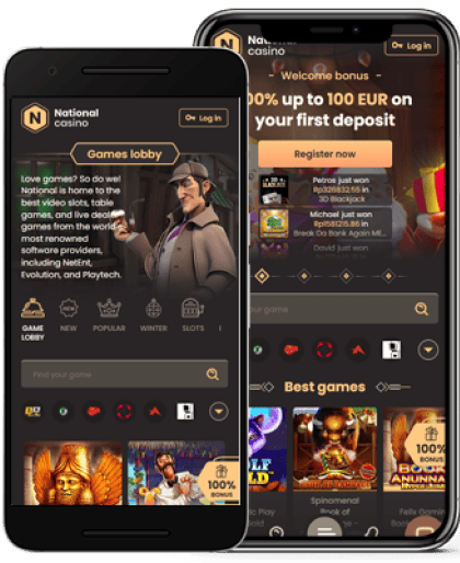 Nationalcasino Mobilvenlige casinosider📱 NATIONALcasino App